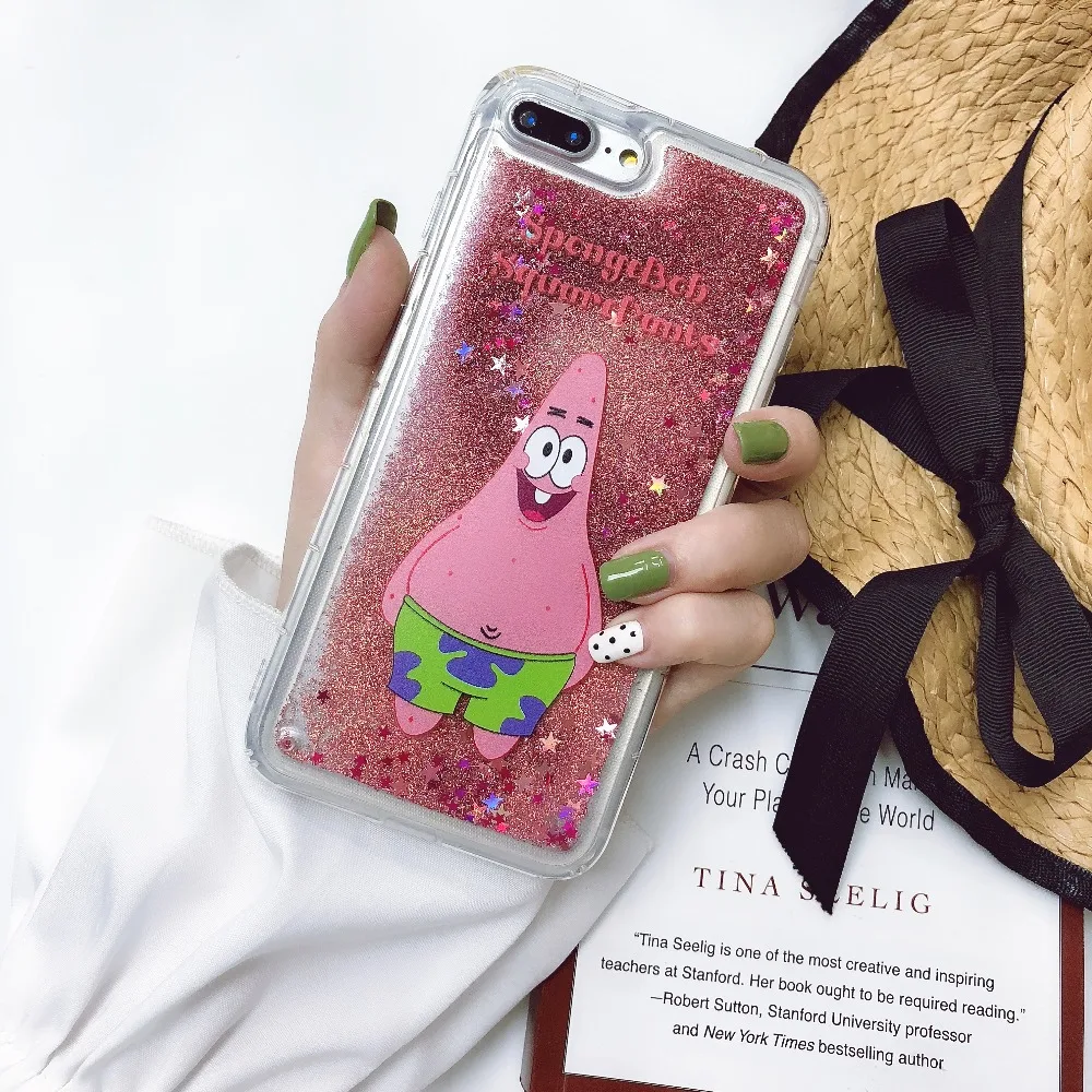 Чехол для мобильного телефона iPhone XS XR MAX X 6 S 7 8 Plus с милым рисунком Губка Боб