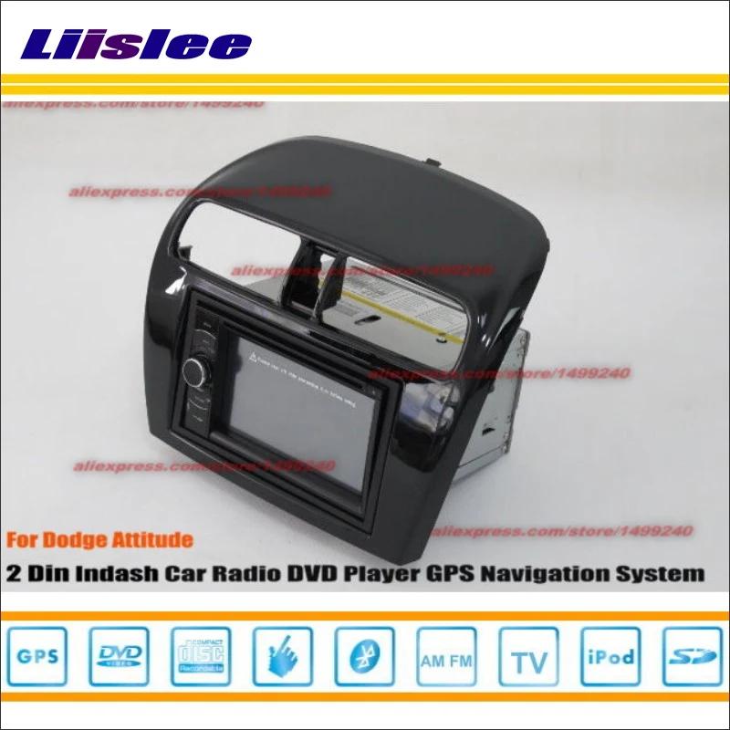 Liislee для Dodge Attitude 2012~ Автомобильный Радио стерео CD dvd-плеер gps NAV HD сенсорный Аудио Видео S100 Nav Navi навигационная система