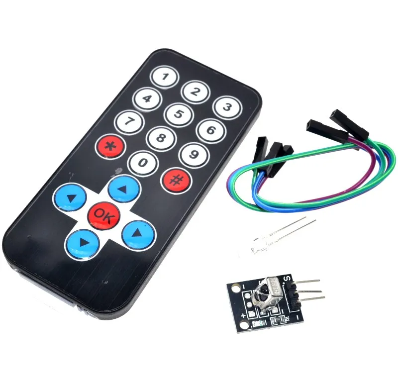 1LOT Infrared IR Wireless Remote Control Module Kits DIY Kit HX1838 For Arduino Raspberry Pi | Электронные компоненты и
