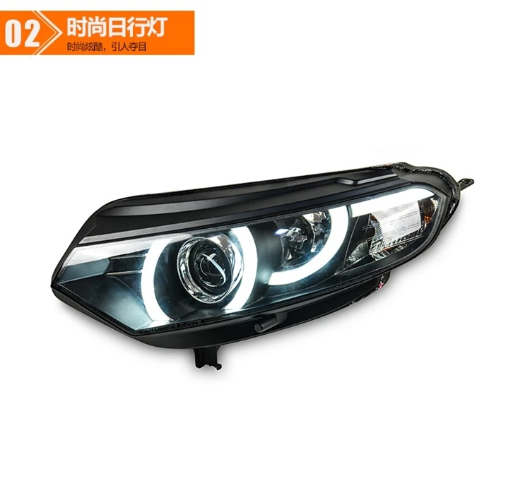 AKD автомобильный Стайлинг для Ford Ecosport фара бренд Sonar светодиодный фара DRL HID фара ангел глаз биксеноновые фары аксессуары