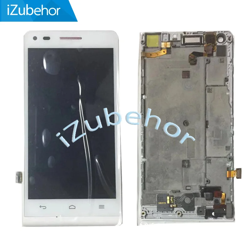 4 5 &quotбелый/черный для Huawei Ascend G6 L11 ЖК дисплей дигитайзер + рамка в сборе Бесплатная