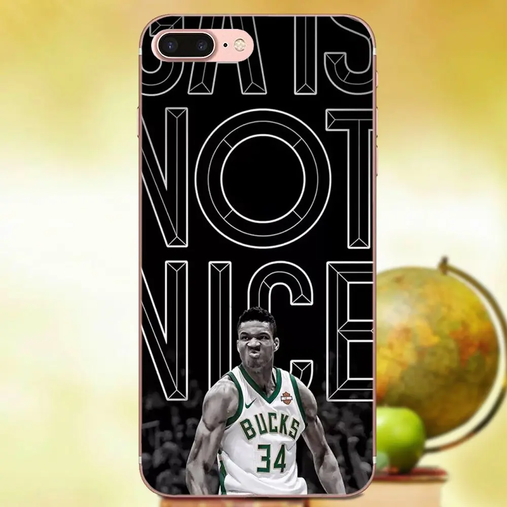 Мягкий ТПУ защитный чехол для телефона Giannis Antetokounmpo Samsung Galaxy Note 2 3 4 5 8 9 S3 S4 S5 S6 S7 S8 S9