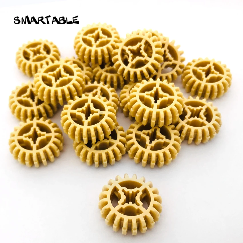 Smartable Bulk MOC Technic gear s/зубчатая стойка комбинированный набор деталей строительный блок игрушки совместимый technic 260 шт./лот