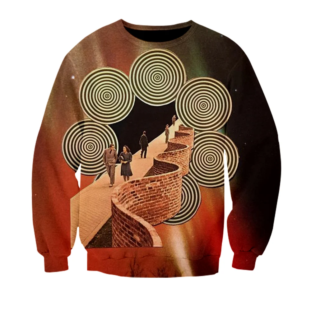 2019 new Fashion 3D print splice Galaxy harajuku mens sweatshirt hip hop men clothes winter women Sports fitness casual wear | Мужская