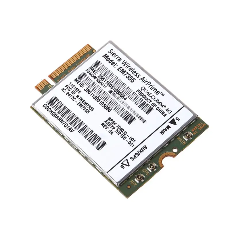 Беспроводная карта WWAN Sierra 1 шт. Wi Fi для HP LT4111 EM7355 Gobi5000 4G LTE Modual NGFF M.2 HSPA WCDMA высокая