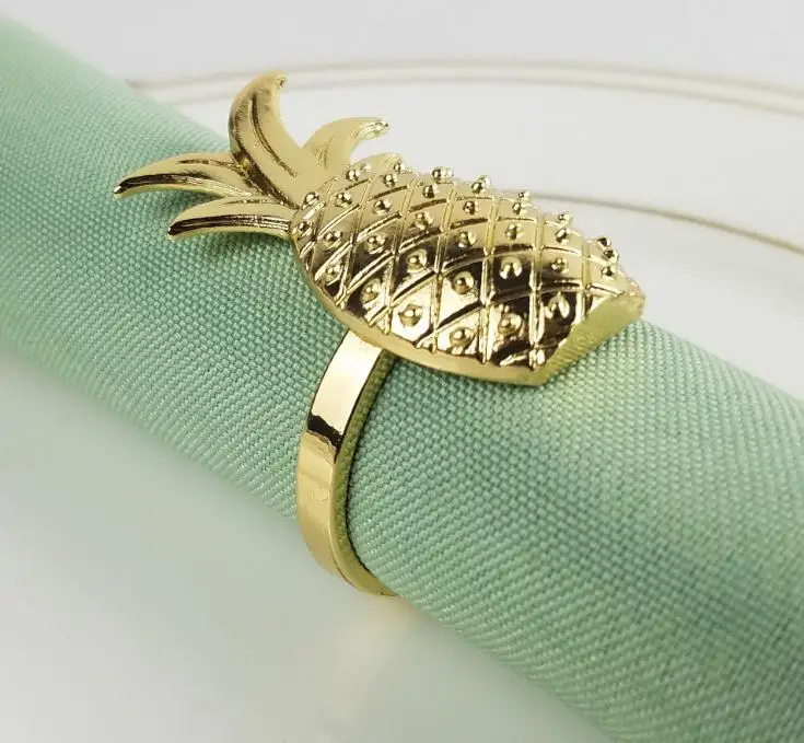 

pineapple napkin ring /napkin rings for weddings/napkin holder Christmas decoration/Serviette Rings 100 pcs SN2363