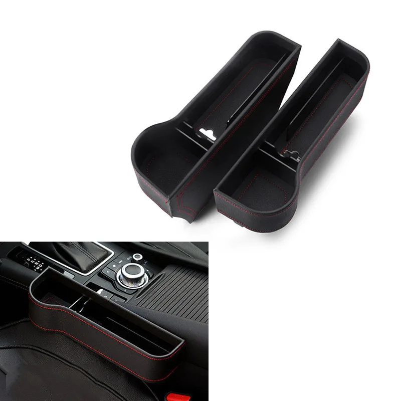 vice driver seat box Органайзер для автомобильных сидений, коробка для хранения, карманная коробка для сидений автомобиля, коробка для бумажников, монет, сигарет, карт для автомобильных сидений, карманный органайзер - Название цвета: vice driver seat box