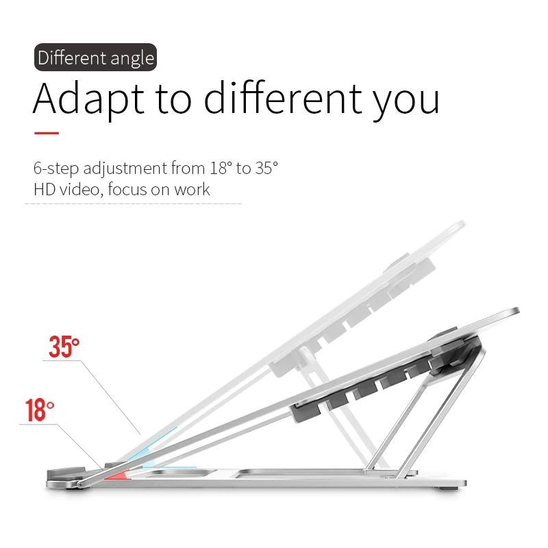 Алюминиевая Подставка для ноутбука планшета универсальная Apple MacBook Air Pro 11-15