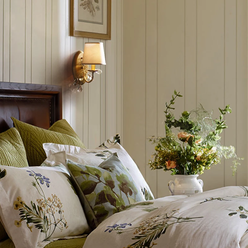 Американский винтажный настенный светильник домашняя промышленная медная