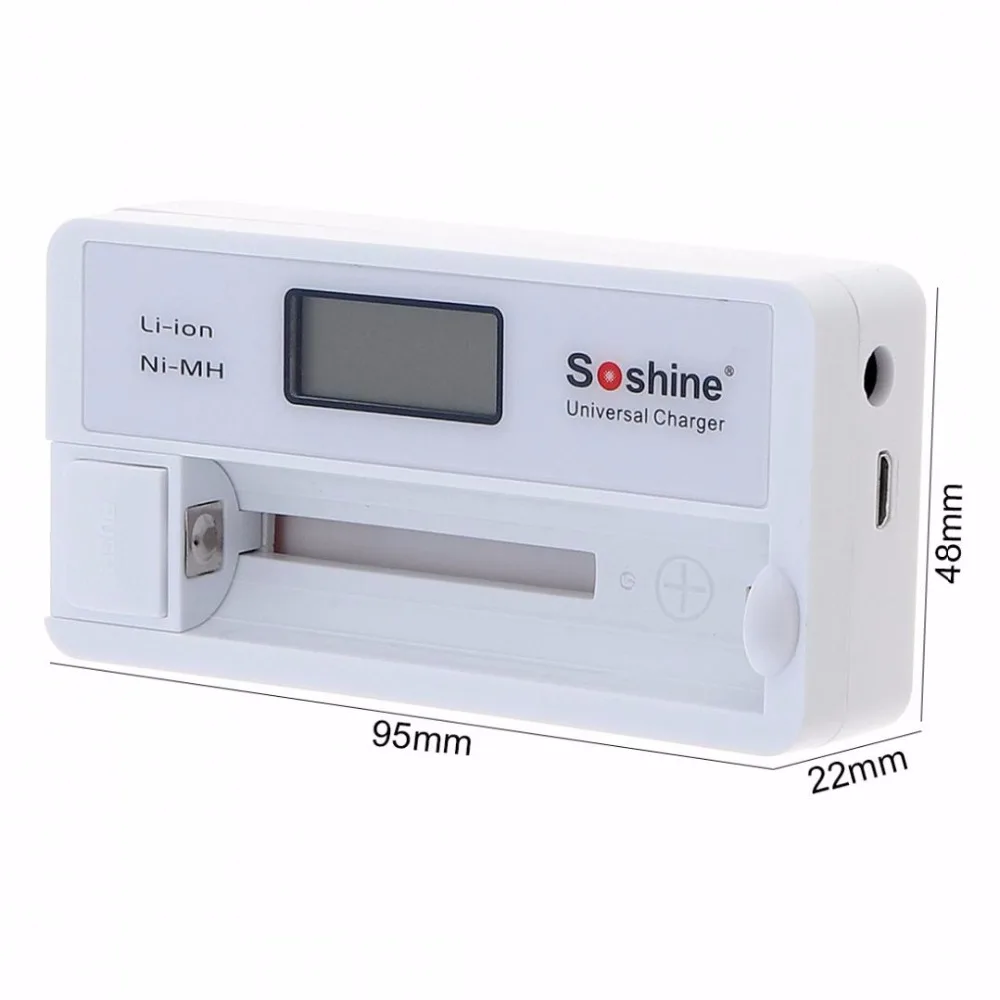 Soshine H2 H4 интеллектуальное литиевое ЖК-зарядное устройство для 18650 26650 16340 Li-ion/AA AAA Ni-MH/LiFePO4 9V батарея Haiyan