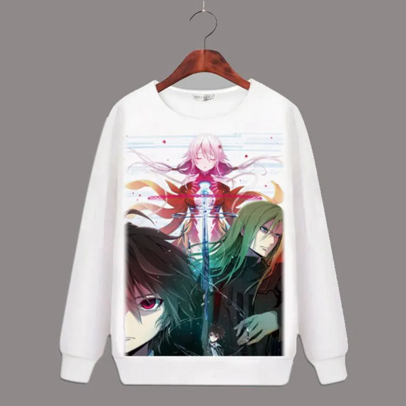 Guilty Crown косплей аниме толстовка с капюшоном унисекс длинный рукав GC OUMA SHU флисовые