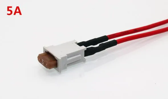 Темно-серый Small size Fuse Holder Box Fuse Box Block Car modification fuse socket 5A 10A 15A 20A 25A 30A - Цвет: Темно-серый