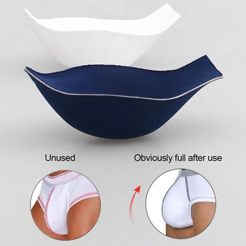 Jockstrap 2 шт Мужские Плавки Нижнее белье защитная накладка купальник увеличение