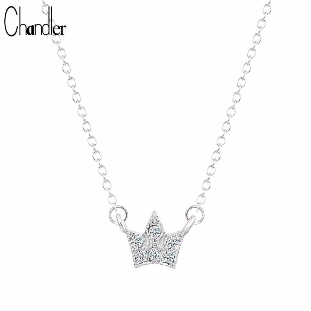 Цепочка женская с подвеской в виде короны принцессы 10 шт.|crown pendant necklace|necklace
