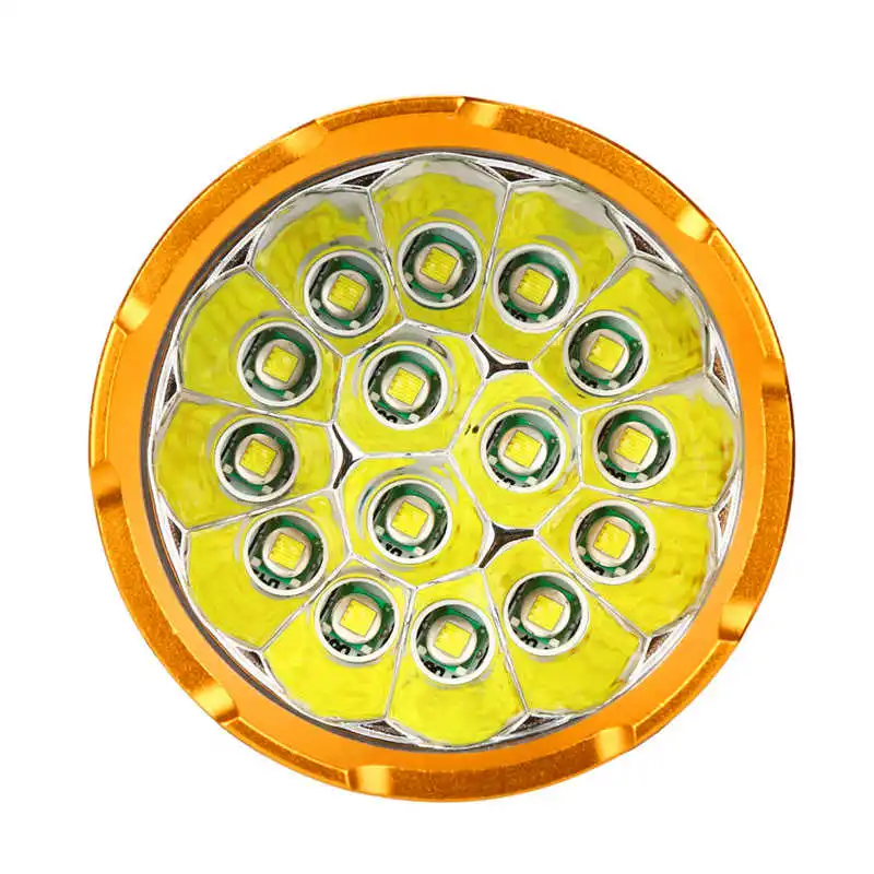 Supwildfire мощный светодиодный фонарик 50000LM 15 x XM-L T6 светодиодный цифровой дисплей охотничий фонарик 18650 Аккумулятор#3o4