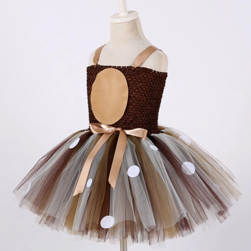Baby Toddler Girl Birthday Party Dress Autumn Christmas Suit Halloween Cute Deer Animal Costume Set Tutu | Детская одежда и обувь