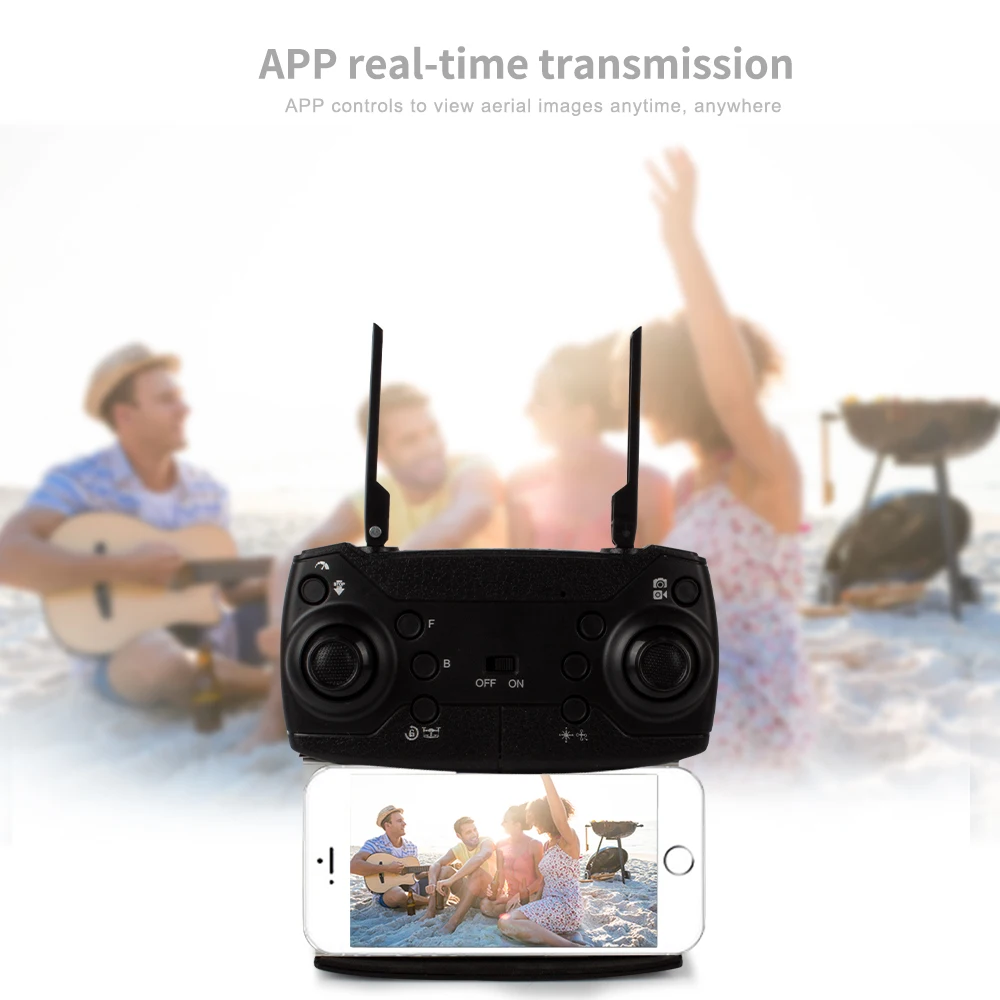 Дрон 2 4 ГГц 4CH широкоугольный WiFi 1080 P оптический поток двойной Вертолет камеры