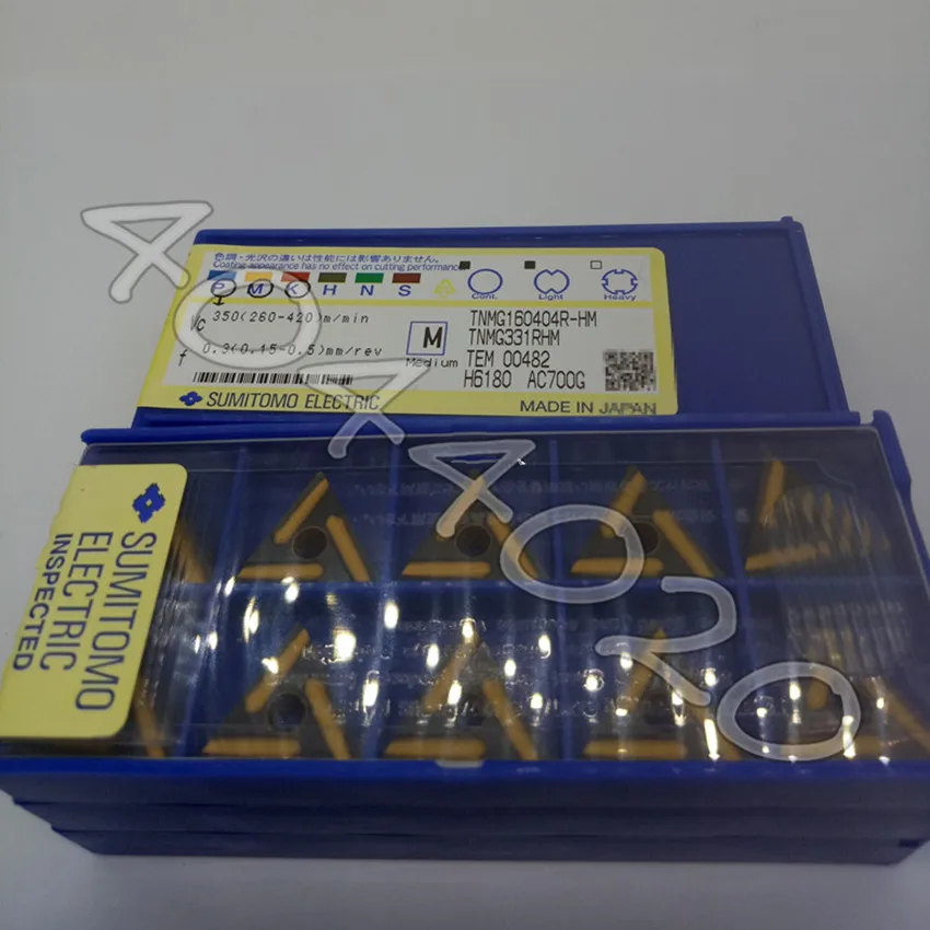 TNMG160404R HM AC700G 10 шт./кор. оптический Кливер Sumitomo новый оригинальный карбид