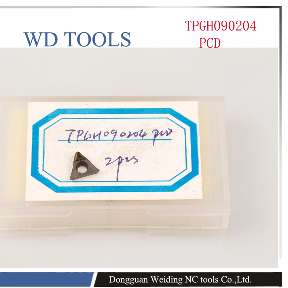 Бесплатная доставка 1 шт. вставка PCD TPGH090204 фабричные розетки токарный станок с