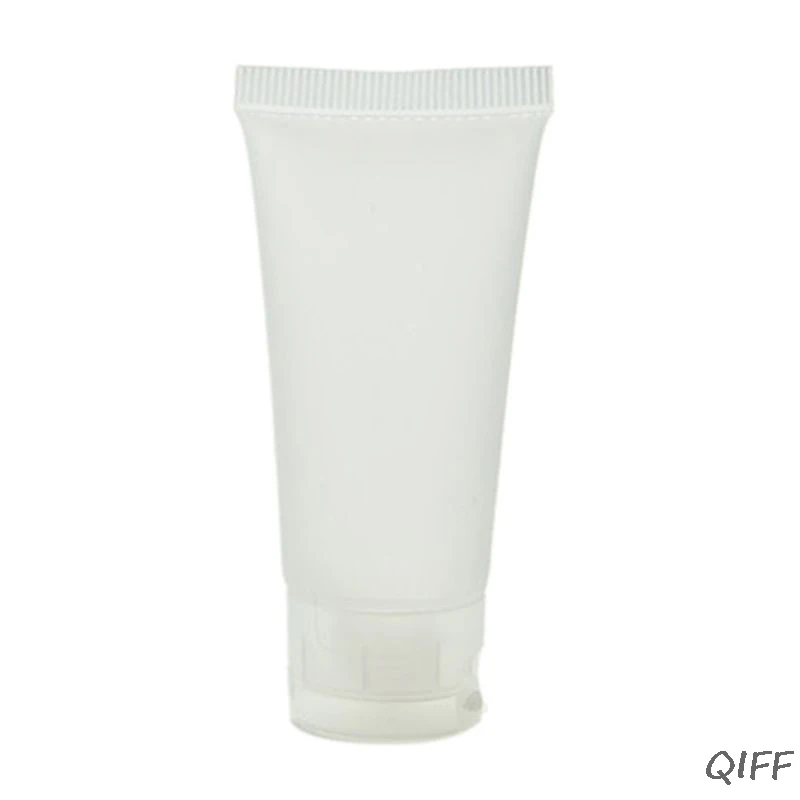 Flip Cap20ml 5/10/20/30/50/100 мл дорожные Портативный пустая трубка прозрачная, контейнер для косметики крема пластиковый флакон для лосьона с откидной крышкой/винт Ca - Цвет: Flip Cap20ml