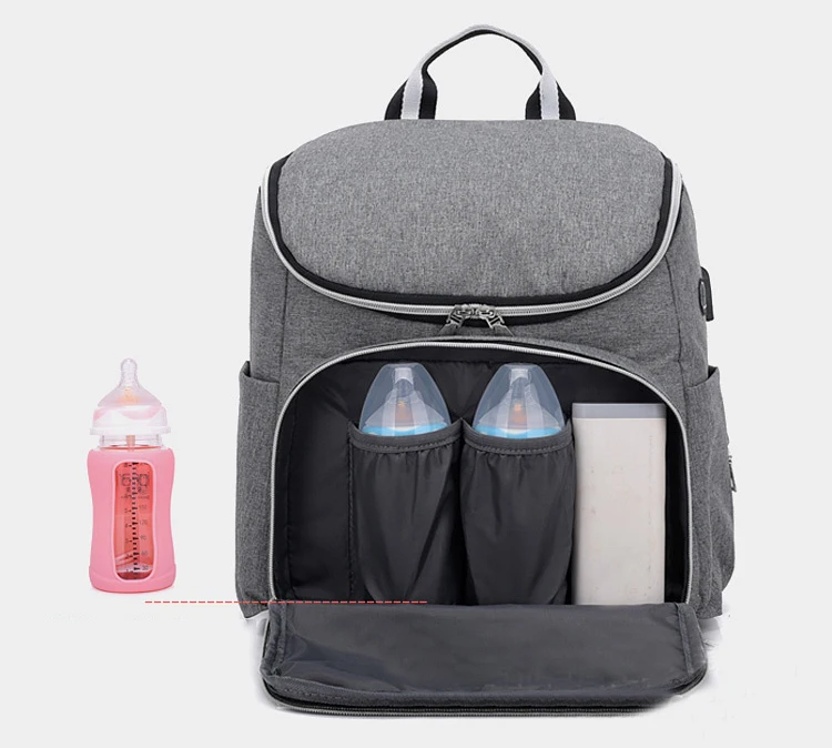 Модная вместительная многофункциональная сумка для подгузников с новым