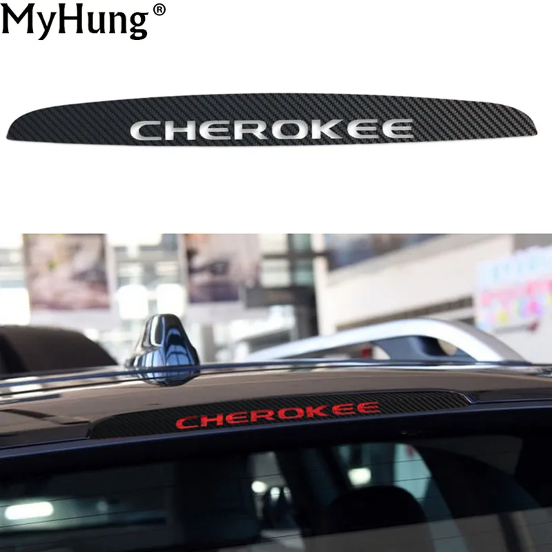 Лидер продаж стоп сигналы декоративная крышка из углеродного волокна для Jeep Cherokee