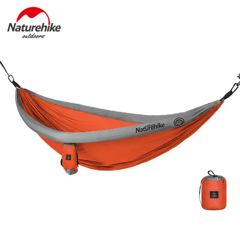 NatureHike 2 человека Открытый Кемпинг гамак палатка путешествия большой парашют гамак москитная сетка качели спальная кровать Hamaca Hamac