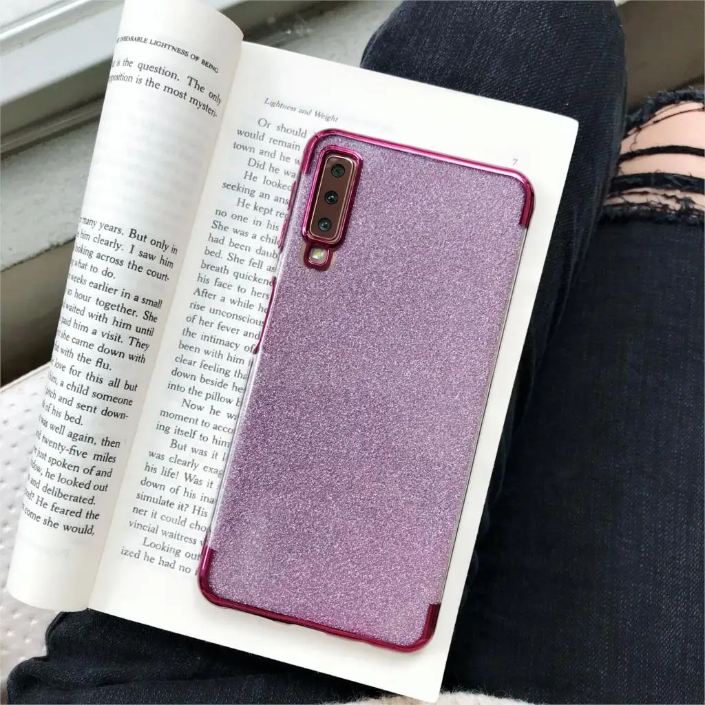Glitter Case For Samsung Galaxy M30 M10 M20 A10 A20 A20E A30 A40 A50 A70 2019 J4 J6 J7 Prime Phone Cases TPU Silicone Soft Cover |