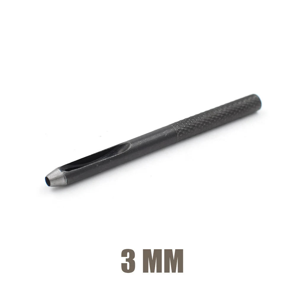 3mm 3 мм-24 мм инструмент для пирсинга металла. Люверсы пресс-форм. Одежда и аксессуары. Заклепки. Кнопки. Кожа. Отверстия в ремне. Швейных Патчи - Цвет: 3mm