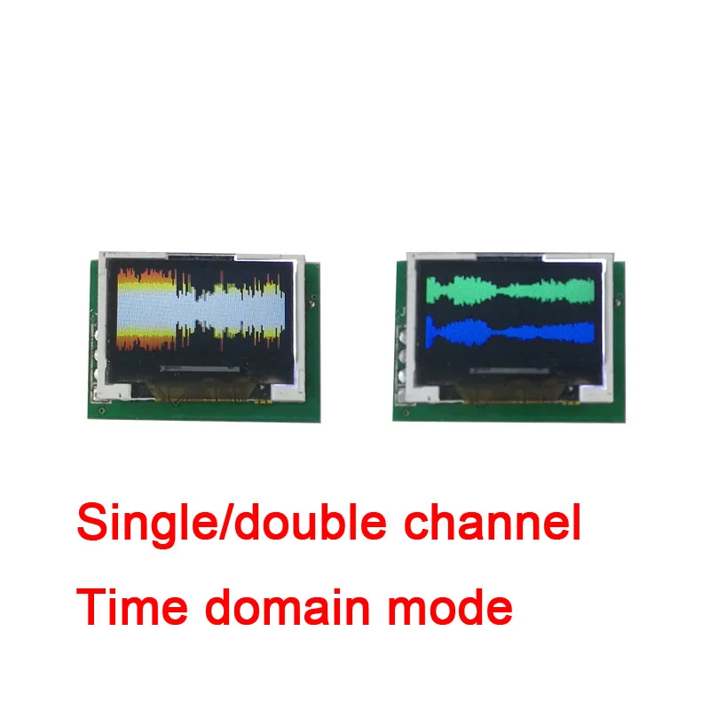 0 96 дюймовый цветной OLED анализатор музыкального спектра с часами MP3 Усилитель