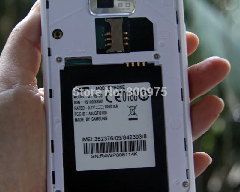 Samsung Galaxy S2 i9100 мобильный телефон 3G Wifi 8MP отремонтированный разблокированный Android телефон