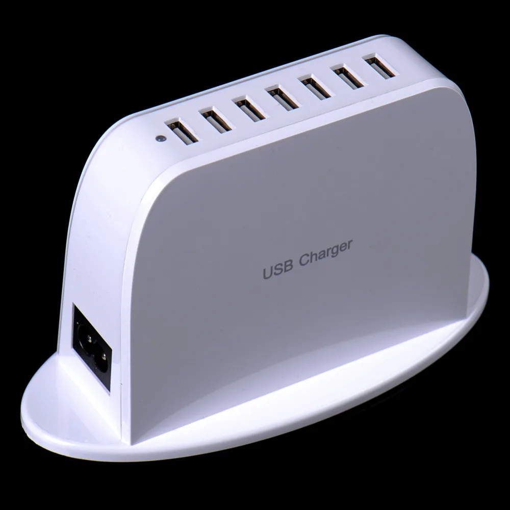 Сетевое зарядное устройство с 7 USB портами и евровилкой 40 Вт|usb wall charger|wall chargermulti usb