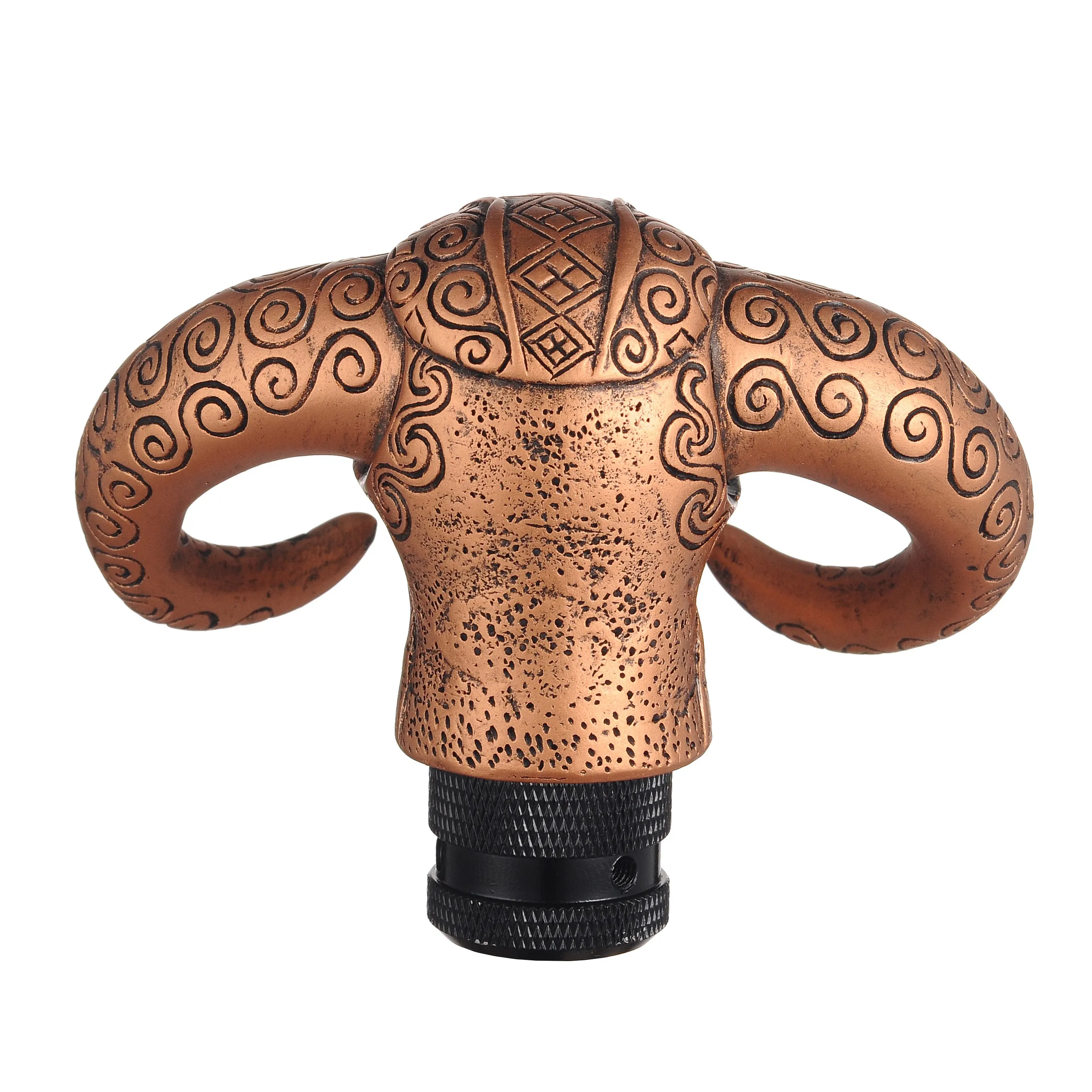 Медная цветная шестеренка ручка переключения овец рога Рычажная рулевого