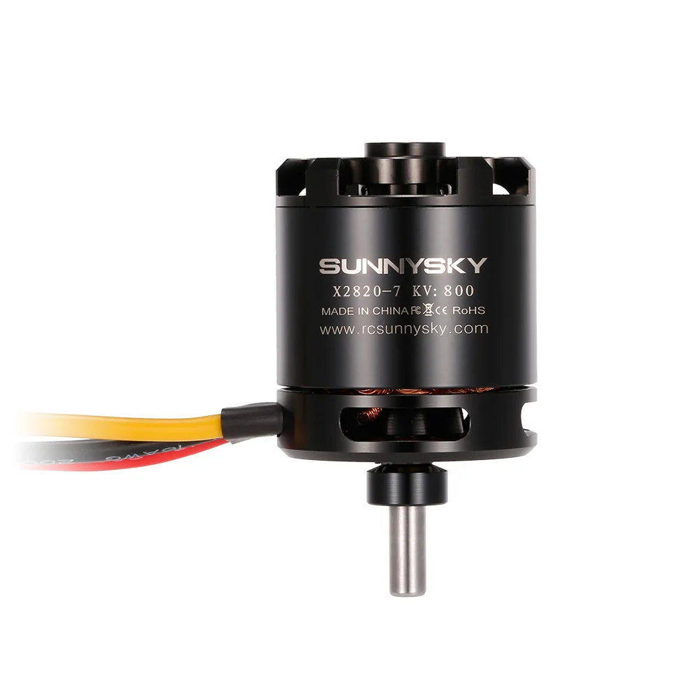 Бесщеточный мотор SUNNYSKY X2820 800KV 3 5S RC для радиоуправляемого самолета летательного