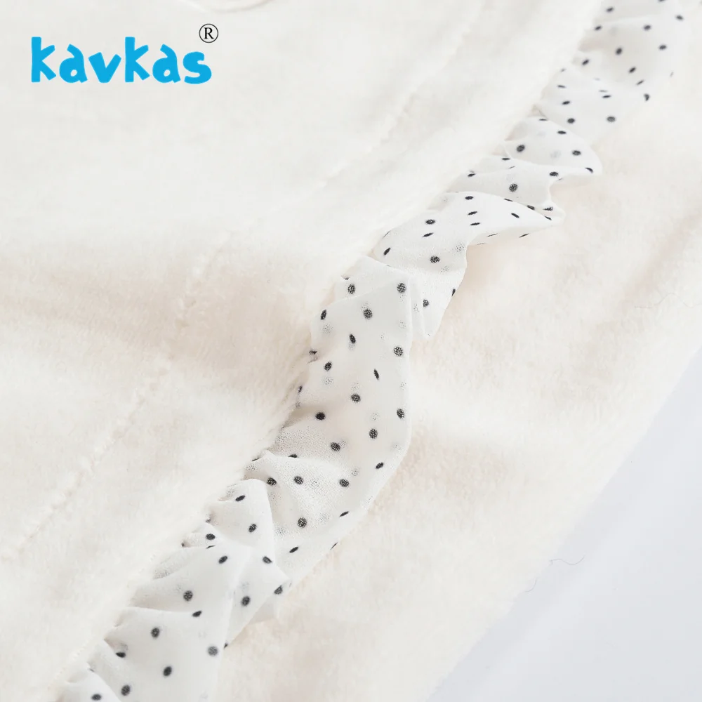 Kavkas/Одежда для маленьких девочек зимние теплые комбинезоны с длинными рукавами и