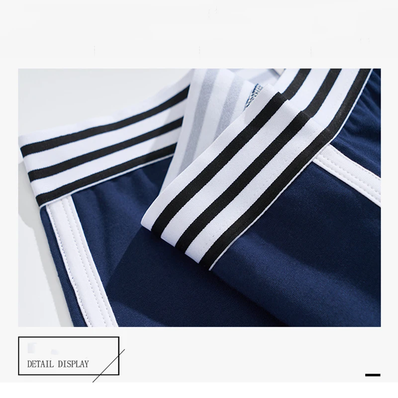 Сексуальное мужское нижнее белье эластичные дышащие трусы боксеры высокого