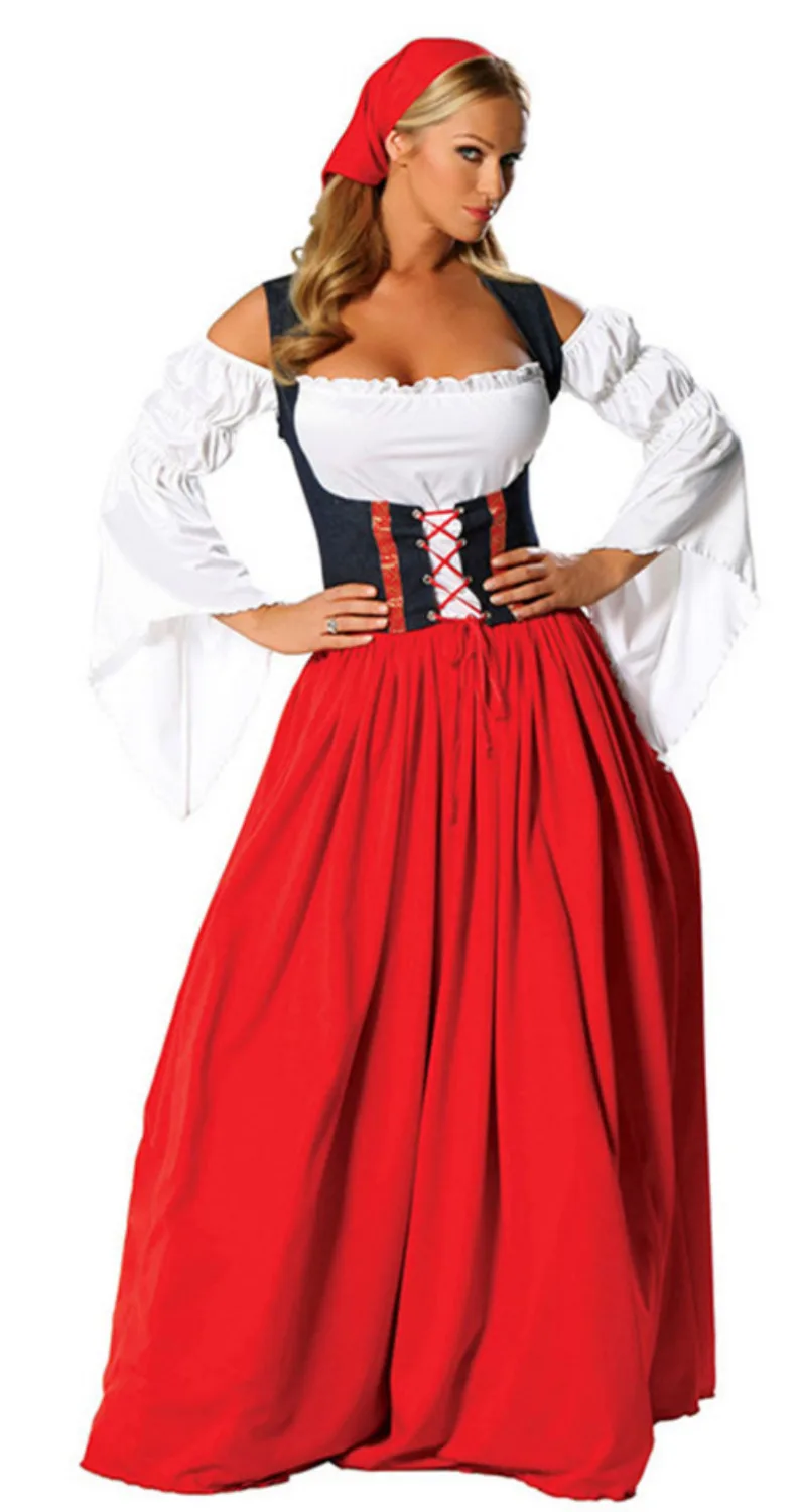 Карнавальный костюм Леди Костюм Октоберфест Германия официантка в пивном баре