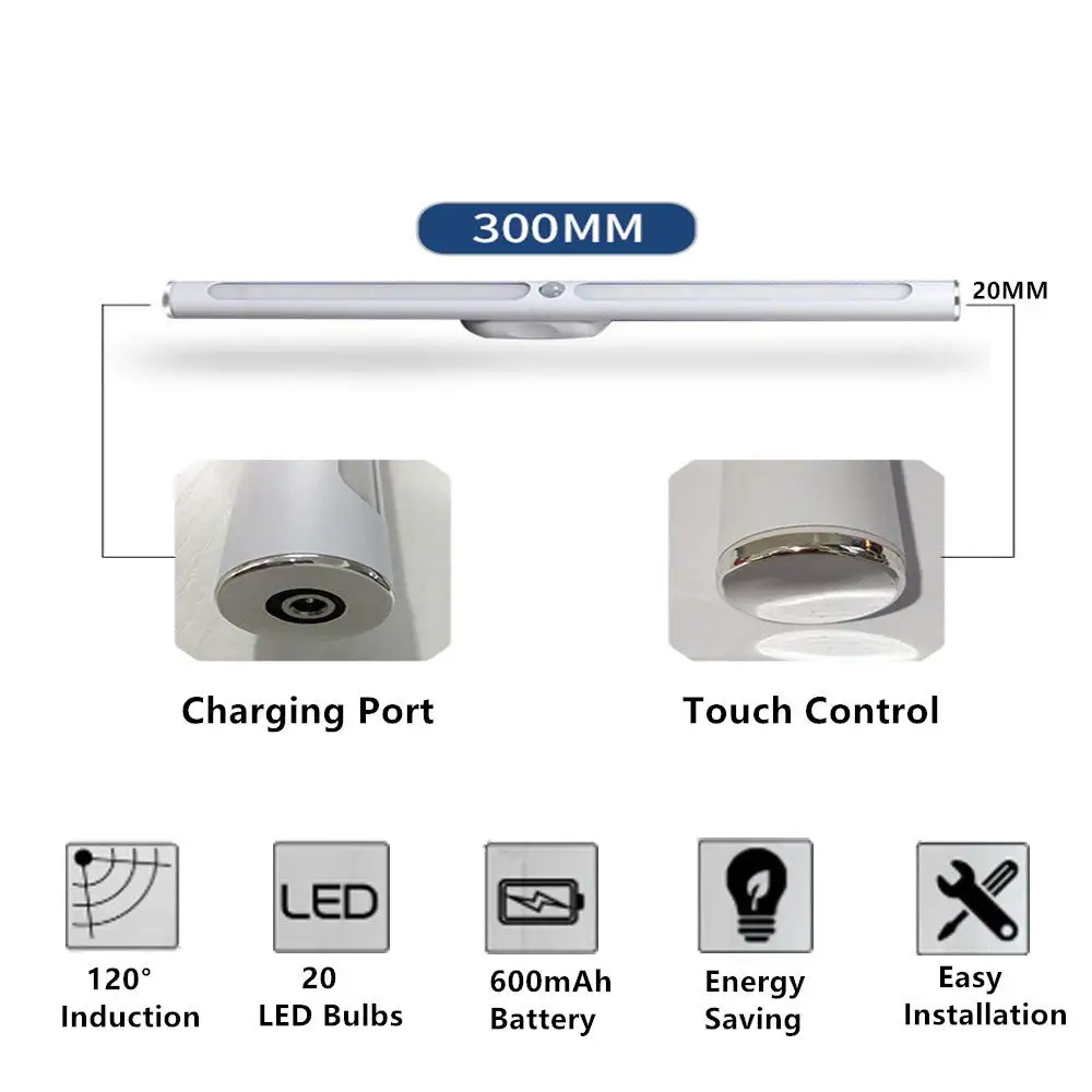 Перезаряжаемая Светодиодная настольная лампа с usb портом для зарядки настольные