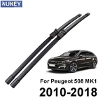 Xukey передние щетки стеклоочистителя для Peugeot 508, салонный SW, кнопочный рычаг, 2010, 2011, 2012, 2013, 2014, 2015, 2016, 2017, 2018