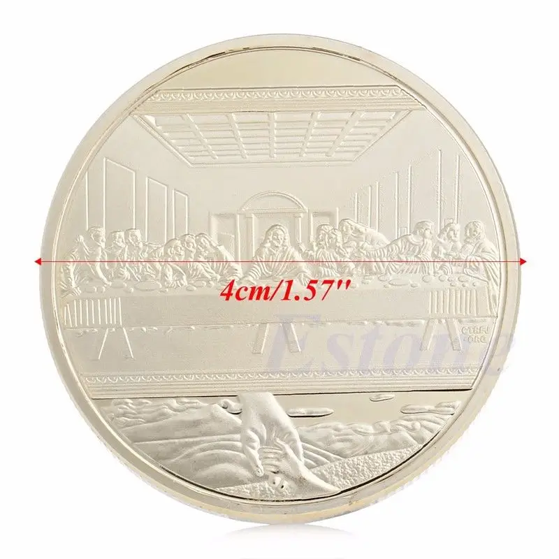 Иисус Тайная вечеря памятная монета художественная коллекция коллекционные