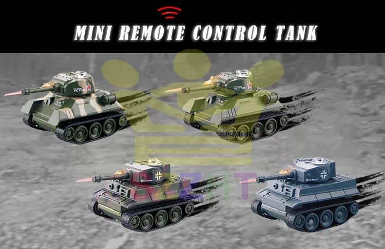 Супер Радиоуправляемый мини-танк тигр электронные игрушки модель для детей Дети имитировать масштаб Дистанционное радио управление Танк радио управление led