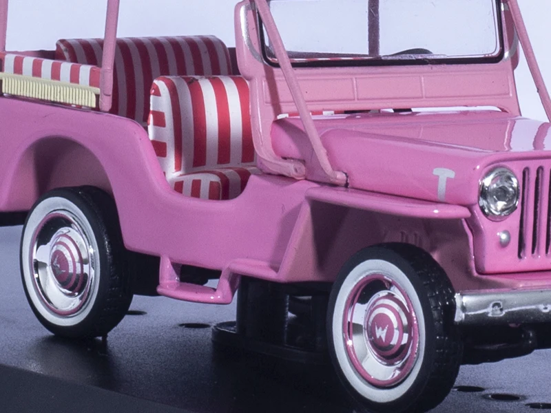 Модель автомобиля ELVIS 1960 Jeep Surrey CJ3B Greenlight 1/43 литая под давлением ограниченная