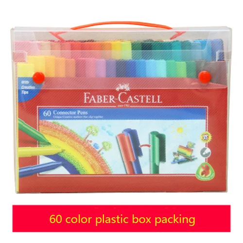 N0155071 FABER CASTELL коллаж 80 цветов Детские акварельные ручки цветная ручка Студенческая ручка для рисования - Цвет: N0155071