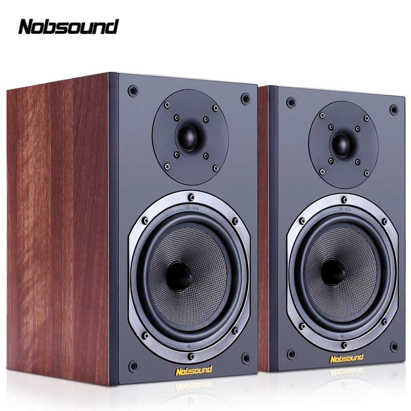 Nobsound NS 602 двухсторонняя деревянная 100 Вт 1 пара 6 5 дюймовая книжная полка динамик s 2