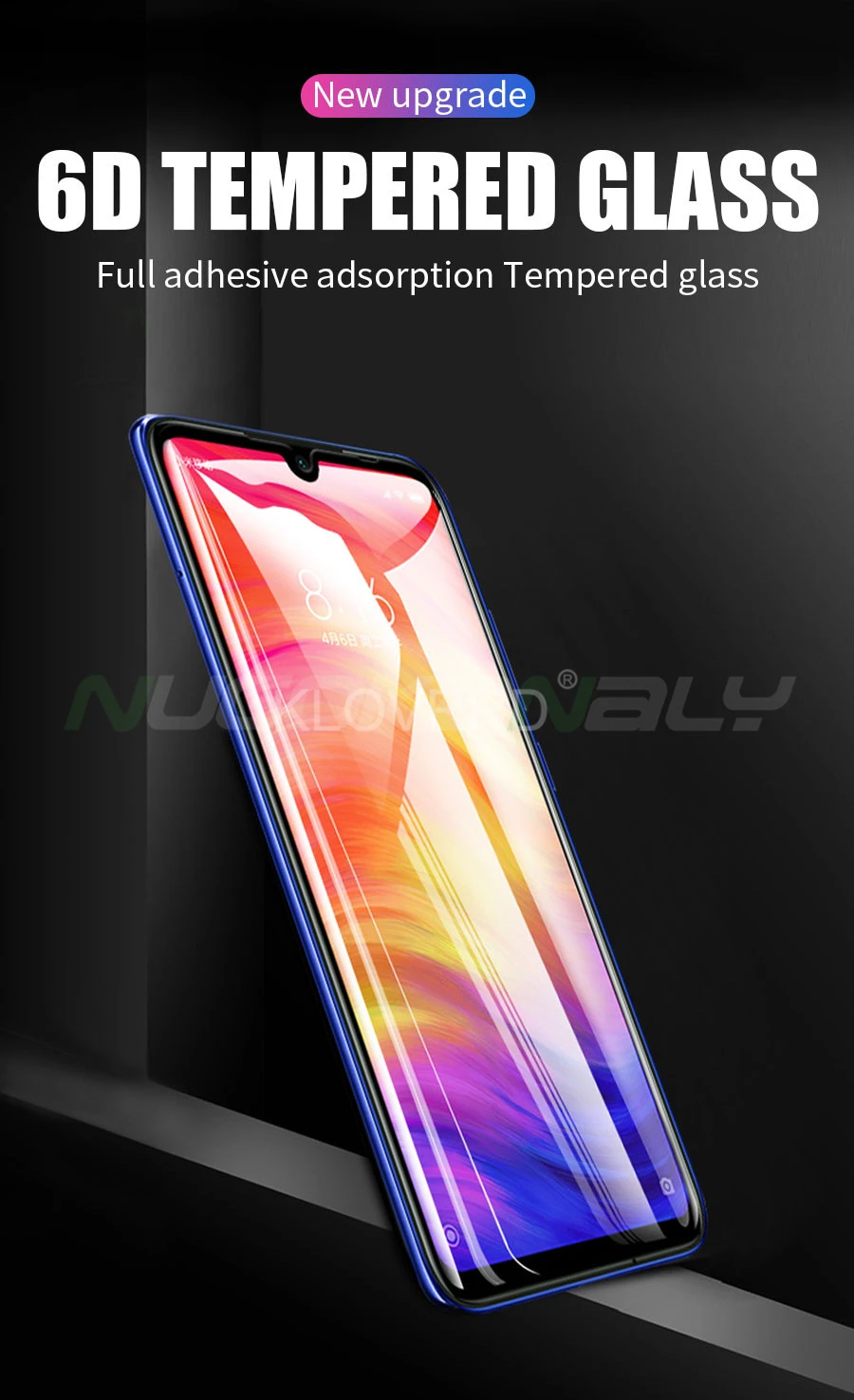 6D для Xiaomi mi 9 8 SE A2 Lite Poco Pocophone F1 Red mi Note 7 6 5 Pro Global полное покрытие Клей закаленное стекло Защита экрана