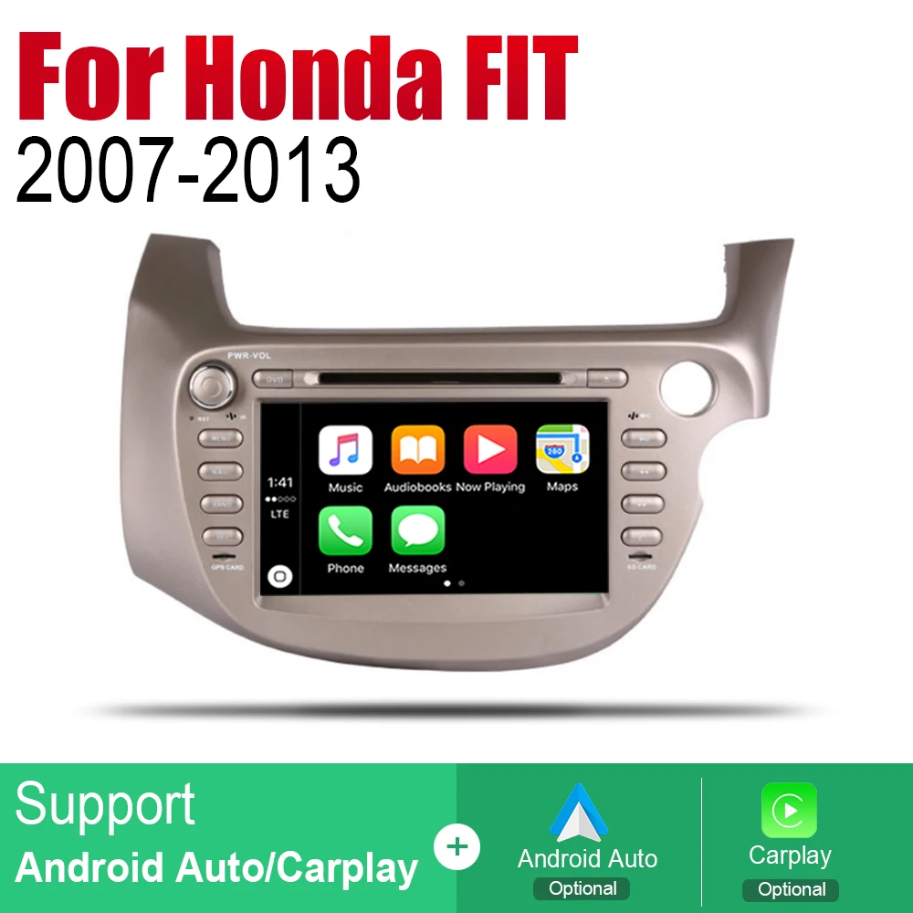 Автомобильная магнитола для Honda FIT JAZZ 2007 2008 2009 2010 2011 2012 2013 GPS Навигация BT система Map