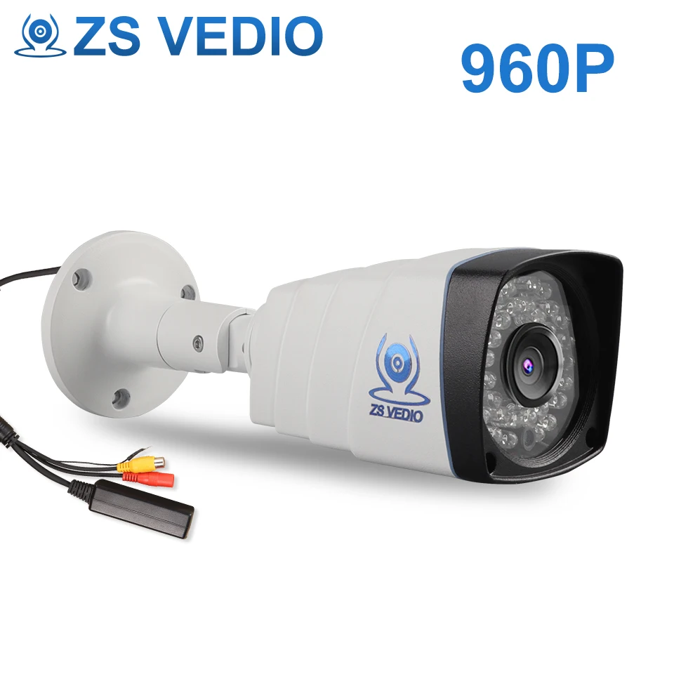 ZSVEDIO камеры наблюдения ip камера 960P ночное видение Обнаружение движения RTSP 48V POE