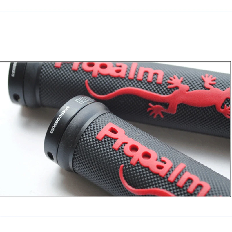 Противоударные резиновые велосипедные ручки Propalm Gecko алюминиевые наконечники