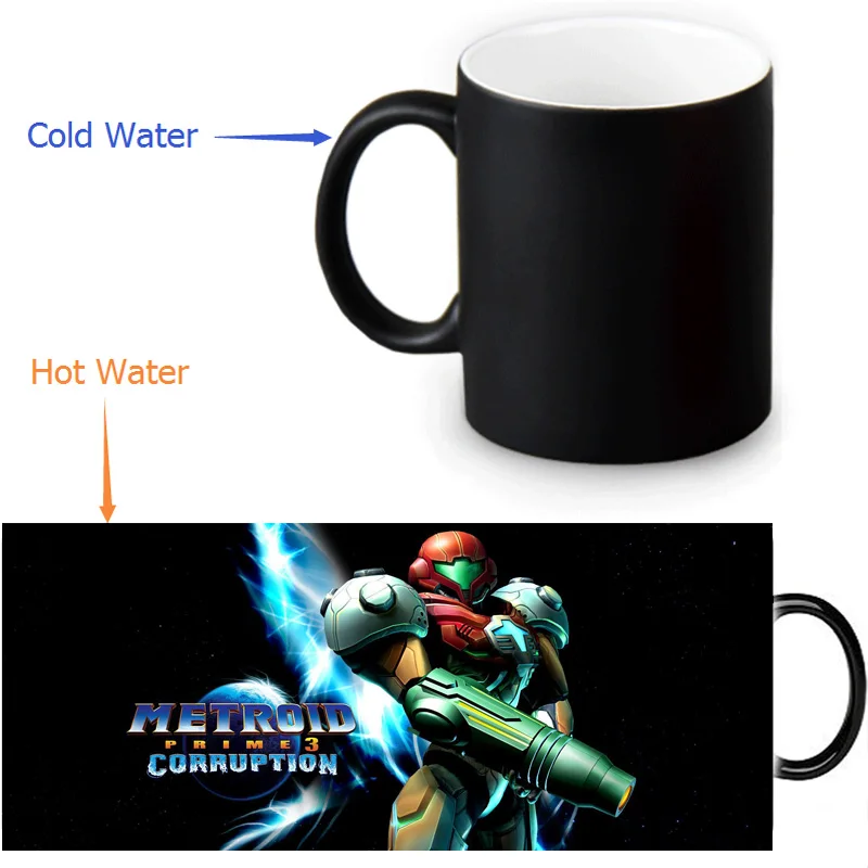Metroid крутая фотография Морфинг кофейные кружки-трансформеры morph Кружка