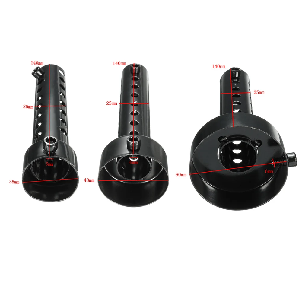 Мотоцикл выхлопной банка глушителя перегородки глушитель съемный Универсальный